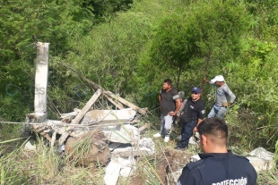 Muere hombre sepultado entre escombros en Zumpahuacan