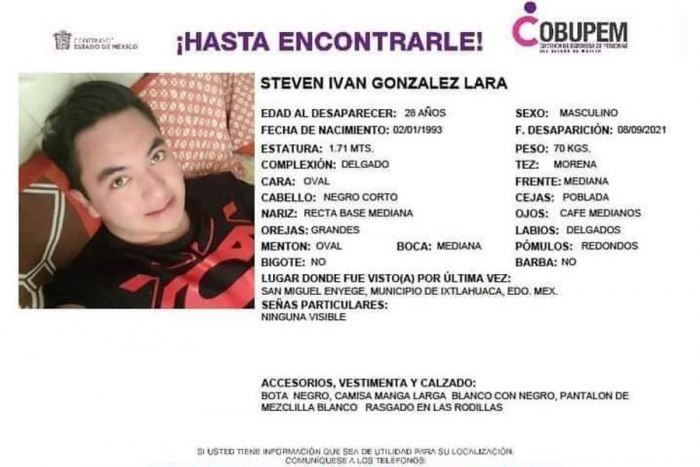Extienden búsqueda de dos jóvenes desaparecidos en Ixtlahuaca