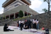 Mujeres se manifiestan contra la violencia vicaria en Toluca