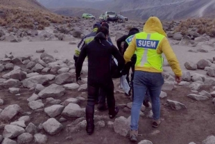 Un hombre mure ahogado en la Laguna de la Luna del volcán Xinantecatl