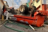 Vuelca pipa de agua en el Barrio de Zopilocalco en Toluca