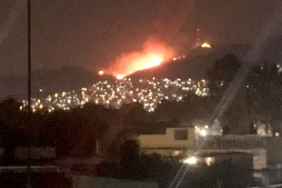 Incendió en sierra de Guadalupe afecta ZMVM