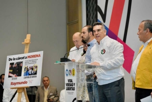 Alejandro Moreno Cárdenas, denunció el apoyo que ha brindado MORENA 