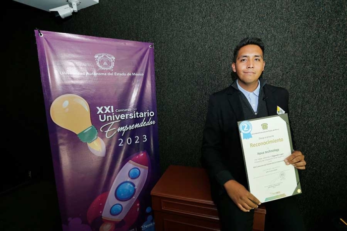 Estudiante de UAEMéx en Atizapán desarrolla sistemas para generar energía eléctrica a partir de las plantas