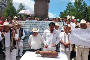 Indígenas Tlahuicas piden se reconozca el poblado de Atzingo como municipio
