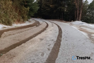 Granizada de primavera sorprende a municipios del Valle de Toluca