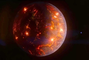 Descubren exoplaneta del tamaño de la Tierra que podría estar cubierto de volcanes