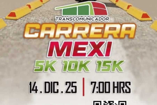 La fecha fijada para la CARRERA MEXI es el domingo 14 de diciembre de 2025