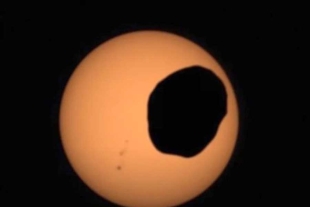 El Perseverance graba un impresionante eclipse en Marte