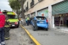 Accidente en pleno centro de Toluca deja lesionados y daños materiales.