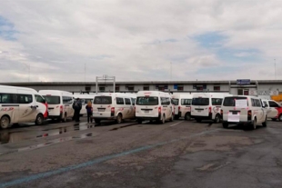 Renuevan flotilla transportistas de Tecámac ante próxima puesta en operación del AIFA