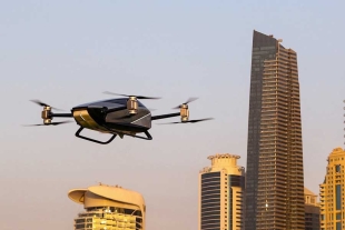¡Alucinante! Vehículo volador chino realiza su primer paseo público en Dubái
