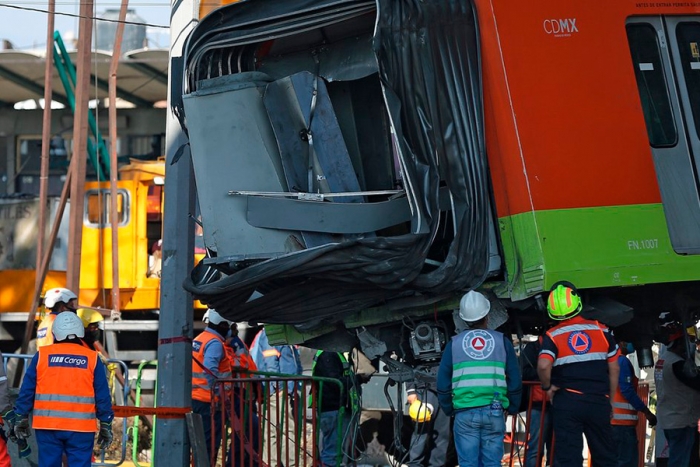 Inician investigaciones por desplome del Metro de CDMX