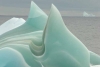 ¿Por qué algunos icebergs parecen de color verde?