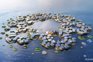 Así será la primera ciudad flotante del mundo: Oceanix