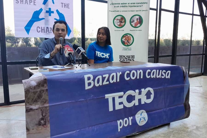 Asociación “Techo” organiza bazar con causa en Toluca