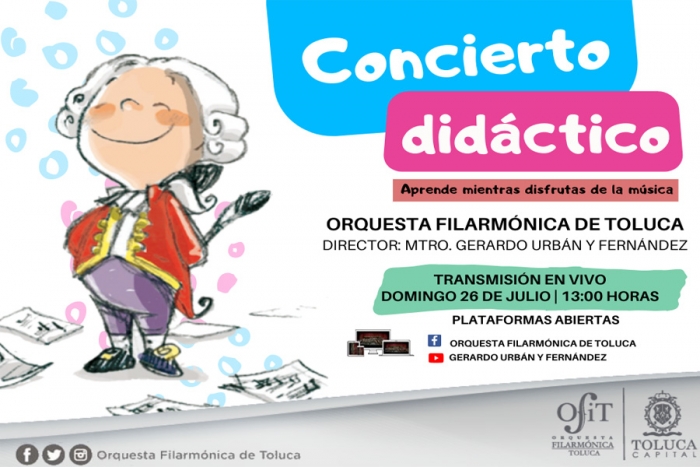 Aprende y deleitate con concierto didáctico de la OFiT