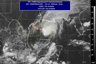 Tormenta &quot;Beta&quot; se presenta en el Golfo de México