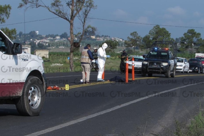 Muere hombre al ser atropellado sobre la vía Toluca-Villa Victoria