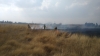 El incendio de un predio con llantas en el municipio de Calimaya