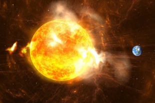 Tormenta solar ‘caníbal’ se acerca a la tierra, advierte la NASA