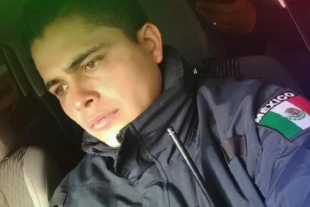 Edgar Atzin, policía  asesinado en Villa Victoria