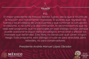 El INE ordena eliminar posdata de las “mañaneras” y Presidencia difunde una nueva con voz de AMLO