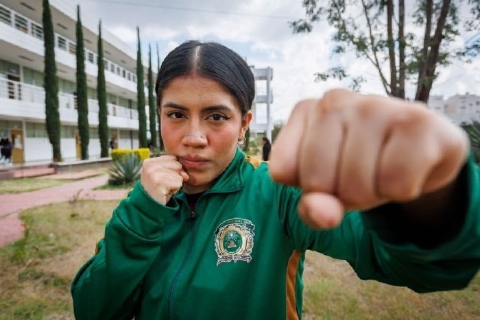 Cristi “La Depredadora” Jiménez, orgullosamente verde y oro