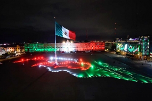 Sin gente en el Zócalo, AMLO gritará: ¡Viva México!