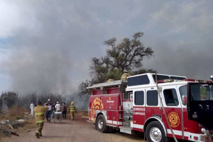 Dos personas muertas por explosión en Zumpango