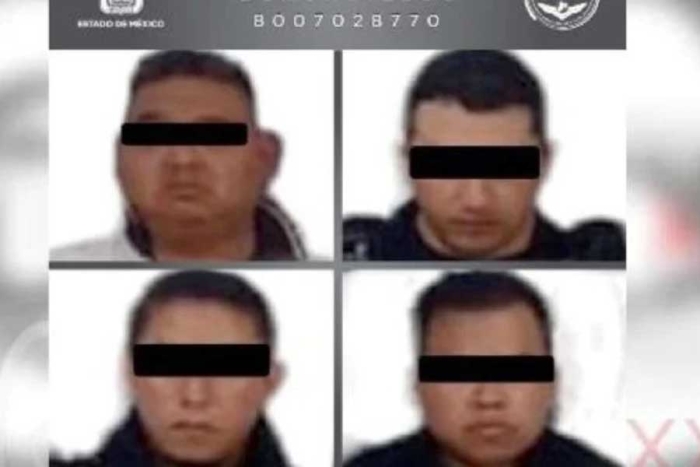 Los policías fueron detenidos durante un operativo este 14 de febrero