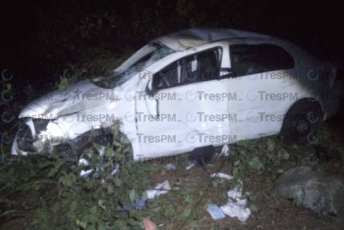 Mortal accidente en la carretera a Temascaltepec