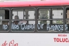 Transportistas protestan en Toluca contra extorsiones del crimen organizado