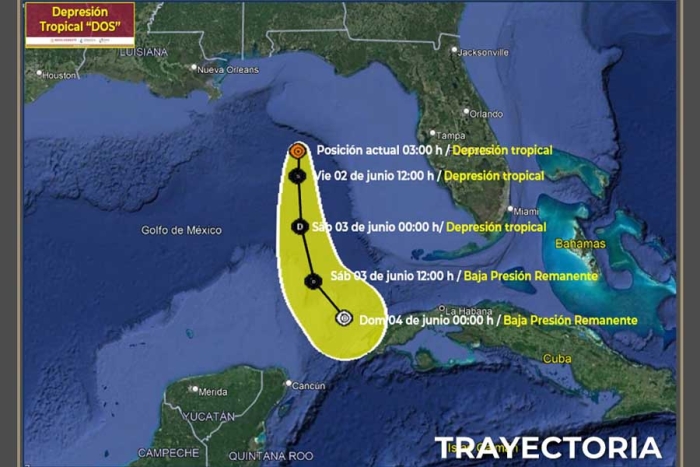 Prepárese... Se forma el primer ciclón tropical en México