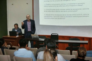 Imparte Isaac Nahón-Serfaty conferencia magistral en Facultad de Medicina de la UAEMéx