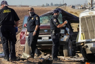 Mueren10 mexicanos en accidente vial en California