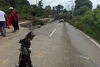 Piden reparar socavón en carretera federal de Tenancingo