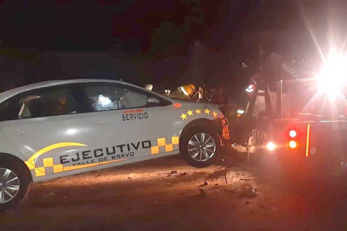Fallece taxista en accidente en Valle de Bravo