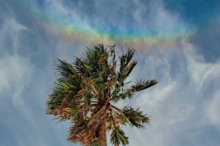 La NASA comparte la imagen de un arco iris invertido