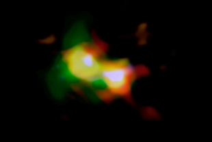 Detectan colisión de galaxias desde observatorio Alma