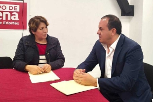 Inicia la gobernadora electa del Edoméx Delfina Gómez acercamiento con mandatarios de entidades vecinas
