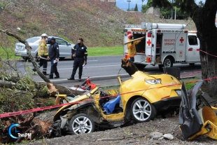 Jugaba carreritas en Paseo Tollocan y terminó en tragedia