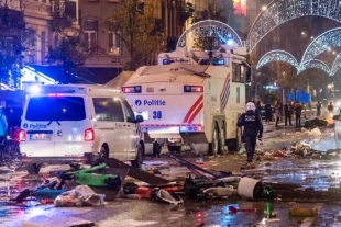Estallan disturbios en Bruselas y Holanda por victoria de Marruecos en Qatar