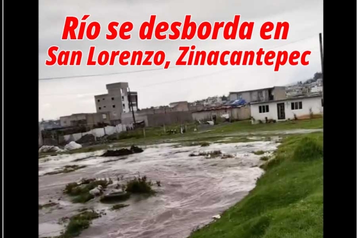 Se prevé que en las próximas horas autoridades y vecinos logren contener el desbordamiento