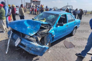 Choque en la Toluca-Villa Victoria deja ocho lesionados