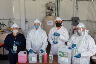 Produce UAEM gel antibacterial y jabón líquido para autoconsumo
