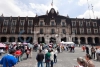 Calles del centro de Toluca colapsadas  tras protesta de maestros