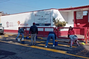 Las acciones consistieron en limpieza general, pintura de fachadas y balizamientos.