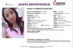Piden apoyo a través de redes para localizar a Nancy, desaparecida en Valle de Bravo
