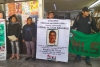 Integrantes del FNLS se manifiestan en Toluca; exigen se libere a defensor de la tierra